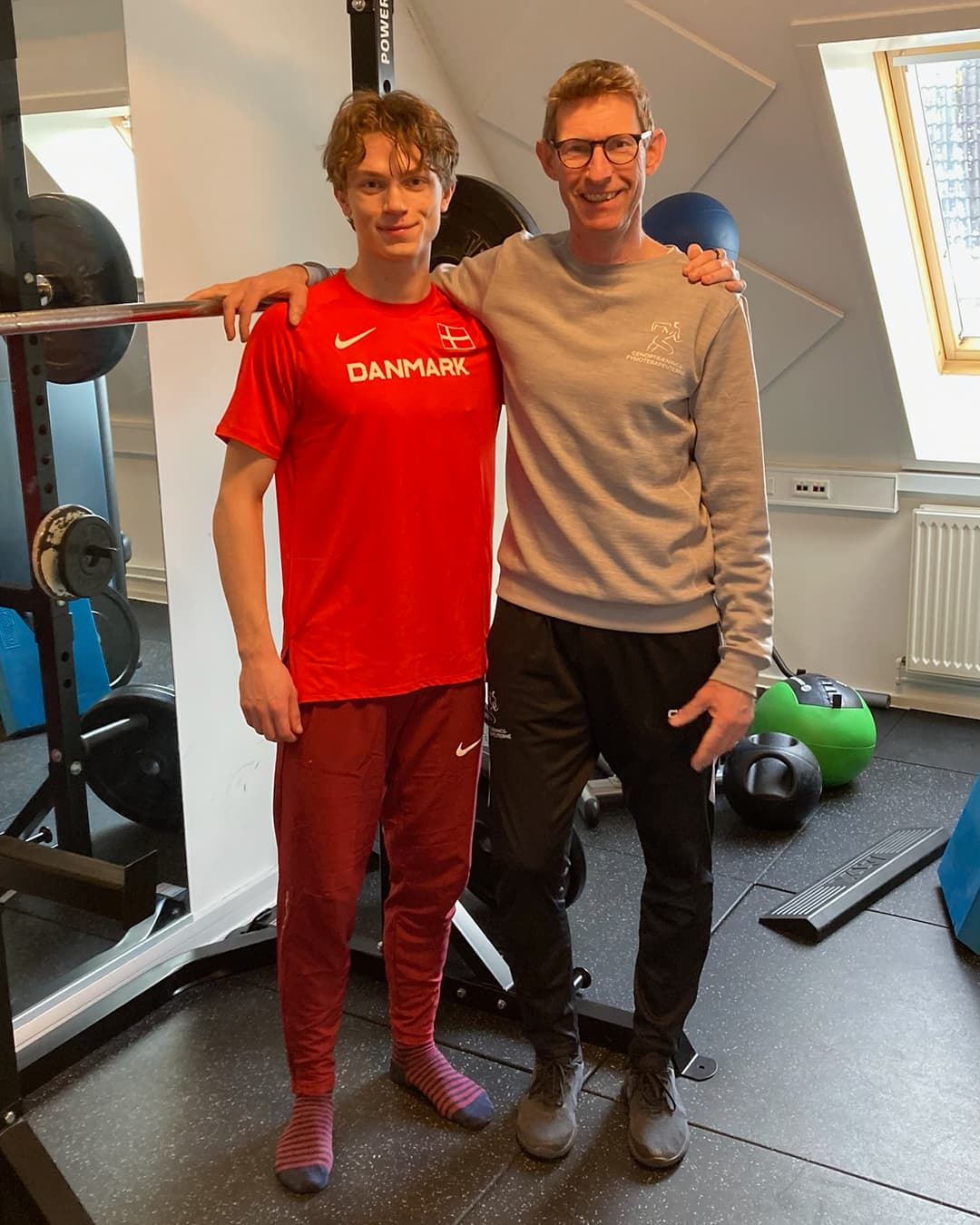 Henrik og elitesprinter Wilhelm fra Sparta Henrik og elitesprinter Wilhelm fra Sparta